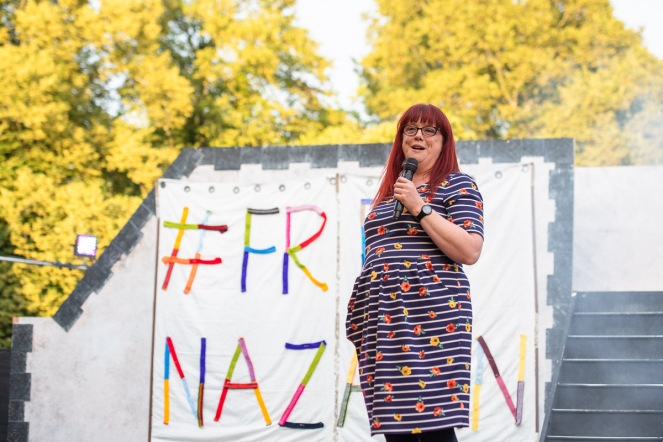 Stand Up In The Park, 7th July 2019 in aid of the Free Nazanin campaign. Organised by Cardiff Amnesty. Natasha Hirst Photography